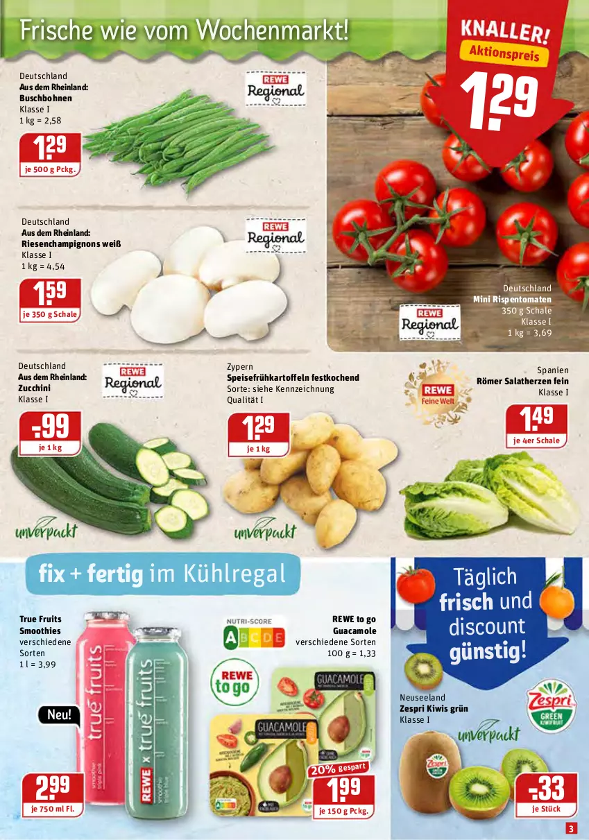 Aktueller Prospekt Rewe - Prospekte - von 02.08 bis 07.08.2021 - strona 3