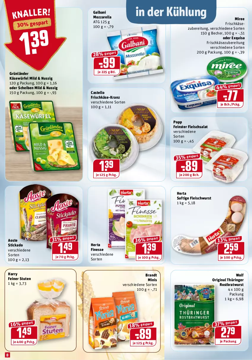 Aktueller Prospekt Rewe - Prospekte - von 02.08 bis 07.08.2021 - strona 8