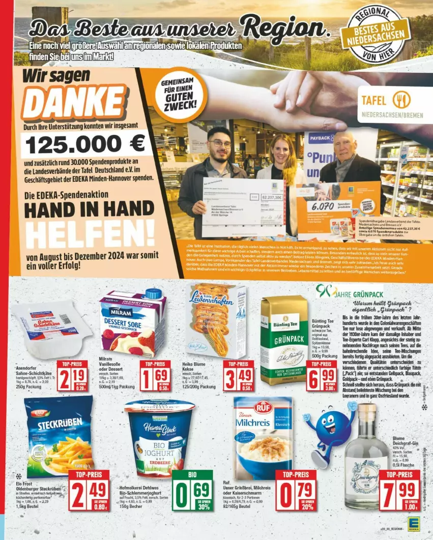 Aktueller Prospekt Edeka - Prospekte - von 24.02 bis 01.03.2025 - strona 13 - produkty: Becher, beutel, bünting tee, deka, dessert, Kaiser, LG, tee, Ti