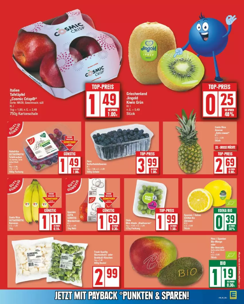 Aktueller Prospekt Edeka - Prospekte - von 24.02 bis 01.03.2025 - strona 7 - produkty: Bau, eis, reis, Schal, Schale, tafeläpfel, Ti, top-preis