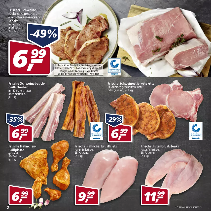 Aktueller Prospekt Real - von 16.05 bis 21.05.2022 - strona 2 - produkty: Bau, braten, brustfilet, eis, filet, filets, fleisch, Frische Hähnchen, gewürz, grill, grillplatte, hähnchenbrust, hähnchenbrustfilet, kotelett, latte, natur, pute, putenbrust, Rückenbraten, Rückensteak, rückensteaks, schnitten, schwein, schweine, Schweinebauch, schweinerücken, steak, steaks, Ti, wein, weine