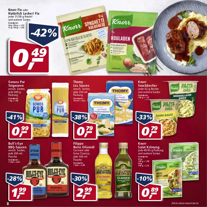 Aktueller Prospekt Real - von 16.05 bis 21.05.2022 - strona 8 - produkty: bbq-sauce, Becher, beutel, cin, classico, eis, flasche, knorr, knorr fix, nuss, olive, oliven, olivenöl, reis, salat, sauce, saucen, snack, teigwaren, thomy, thomy les sauces