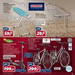 Gazetka promocyjna Real - Gazetka - ważna od 21.05 do 21.05.2022 - strona 19 - produkty: akku, Bau, beleuchtung, bügel, bügeltisch, drehgriffschalter, eis, elle, ente, gabel, kleid, kleider, kleiderbügel, reifen, reis, Schal, scooter, shimano, shimano drehgriffschalter, teller, Ti, tisch, Trockner, wäschetrockner