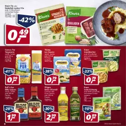 Gazetka promocyjna Real - Gazetka - ważna od 21.05 do 21.05.2022 - strona 8 - produkty: bbq-sauce, Becher, beutel, cin, classico, eis, flasche, knorr, knorr fix, nuss, olive, oliven, olivenöl, reis, salat, sauce, saucen, snack, teigwaren, thomy, thomy les sauces