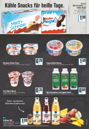 Gazetka promocyjna Edeka - Angebote der Woche - Gazetka - ważna od 30.07 do 30.07.2022 - strona 13 - produkty: Becher, direktsaft, drink, ehrmann, erde, exquisa, flasche, früchte, joghur, joghurt, Kinder, kinder pingui, nuss, pingui, quark, quark genus, quark genuss, saft, sahne, sahne joghurt, snack, snacks, Ti, vita, zott