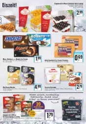 Gazetka promocyjna Edeka - Angebote der Woche - Gazetka - ważna od 30.07 do 30.07.2022 - strona 15 - produkty: beutel, bio, bounty, brötchen, coppenrath, creme, deutschland card, eis, eiscreme, ferrero, mars, Mochi, Ria, sandwich, snickers, Ti, tricolore, Yo