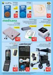 Gazetka promocyjna Marktkauf - Prospekt - Gazetka - ważna od 14.02 do 14.02.2026 - strona 38 - produkty: akku, batterie, batterien, beleuchtung, Berger, Blutdruckmessgerät, eis, elle, Heizkissen, isana, kamera, kissen, kraft, latte, medisana, messer, natur, reis, Ria, ring, sana, schuhe, Sport, Tasche, Ti, tisch, usb, varta
