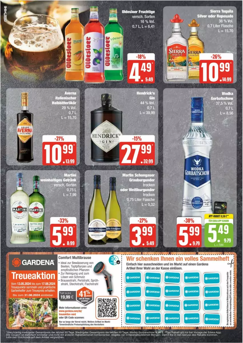 Aktueller Prospekt Edeka - Prospekte - von 08.07 bis 13.07.2024 - strona 18 - produkty: deka, eis, elle, gardena, gin, reis, tee, teller, Ti, wodka, ZTE