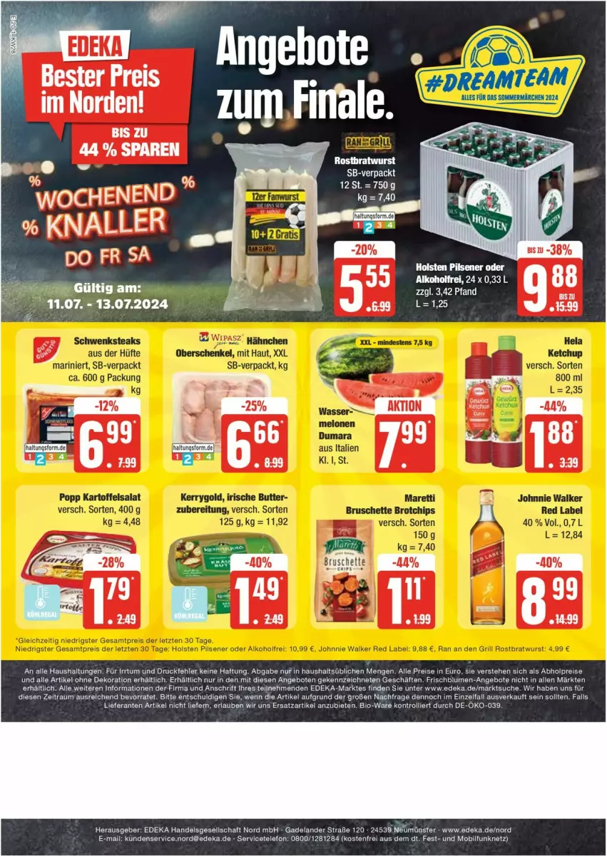 Aktueller Prospekt Edeka - Prospekte - von 08.07 bis 13.07.2024 - strona 20 - produkty: abholpreise, alle artikel ohne dekoration, angebot, angebote, bio, blume, blumen, deka, dekoration, eis, Elan, Hela, reis, telefon, Ti, trolli