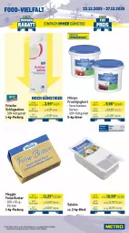 Gazetka promocyjna Metro - Wochen-Angebote Gastro - Gazetka - ważna od 27.12 do 27.12.2025 - strona 9 - produkty: bio, broccoli, butter, champignon, champignons, cocktail, eimer, eis, frucht, fruchtjoghurt, joghur, joghurt, mac, meggle, milch, milram, obst, reis, rispentomaten, sahne, salakis, salat, schlagsahne, Ti, tisch, tomate, tomaten
