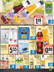 Gazetka promocyjna E Center - Angebote der Woche - Gazetka - ważna od 30.09 do 30.09.2023 - strona 15 - produkty: Alwa, bio, coca-cola, cola, deka, dry gin, fanta, finsbury, flasche, getränk, gin, london dry, london dry gin, mineralwasser, Nektar, rwe, saft, sprite, Sprudel, tee, thomas henry, Ti, volvic, wasser, wein, Wild