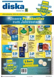 Gazetka promocyjna Diska - Prospekte - Gazetka - ważna od 08.01 do 08.01.2022 - strona 1 - produkty: angebot, angebote, bier, butter, coupon, darbo, darboven, eilles gourmet, erde, irische butter, kaffee, kotelett, mönchshof, ritter, ritter sport, schoko, schokolade, schwein, Sport, tafeltrauben, Ti, trauben, wein