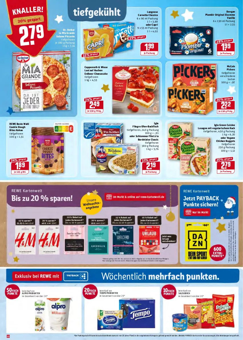 Aktueller Prospekt Rewe - Diese Woche im Angebot! - von 06.12 bis 11.12.2021 - strona 10