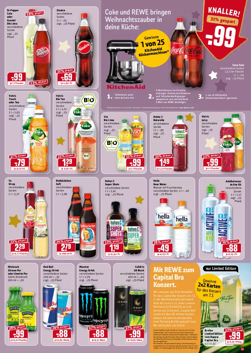 Aktueller Prospekt Rewe - Diese Woche im Angebot! - von 06.12 bis 11.12.2021 - strona 11