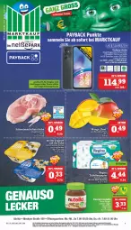 Gazetka promocyjna Marktkauf - Prospekt - Gazetka - ważna od 18.01 do 18.01.2025 - strona 1 - produkty: angebot, angebote, Becher, eis, ferrero, frontkamera, gin, kamera, Kamill, kamille, mango, nutella, papier, reis, schwein, schweine, Ti, toilettenpapier, uhr, wein, weine, ZTE