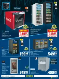 Gazetka promocyjna Metro - Technik Spezial - Gazetka - ważna od 04.05 do 04.05.2022 - strona 17 - produkty: auto, Bau, Behälter, beleuchtung, dell, eis, eiswürfel, eiswürfelbereiter, Elektro, elle, flasche, Glastür, kompressor, kühlschrank, Mode, Rauch, reis, Schal, Schrank, teller, Ti, tisch, top-hit, würfel