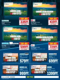 Gazetka promocyjna Metro - Technik Spezial - Gazetka - ważna od 04.05 do 04.05.2022 - strona 3 - produkty: eis, elle, fernseher, HDMI, LG, qled, reis, teller, Ti, top-hit, uhd, usb