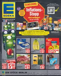 Gazetka promocyjna Edeka - Angebote der Woche - Gazetka - ważna od 03.09 do 03.09.2022 - strona 1 - produkty: angebot, banane, bananen, Becher, beispielabbildung, berliner, bohne, butter, classico, cornetto, deka, deutschlandcard, eis, ente, Faktu, frucht, fruchtsäfte, jacobs, langnese, magnum, reis, säfte, schwein, schweine, Streichzart, Ti, top-preis, weihenstephan, wein, weine