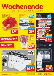 Gazetka promocyjna Netto Marken-Discount - Filial-Angebote - Gazetka - ważna od 11.02 do 11.02.2023 - strona 31 - produkty: Alwa, angebot, arla, bestpreis, chicken wings, eis, froop, gerolsteine, gerolsteiner, mineralwasser, Müller, müller froop, pflaume, pflaumen, Pflaumen-Tomaten, reis, reiss, Schal, Schale, socken, Sprudel, steiner, Ti, tomate, tomaten, wasser, ZTE