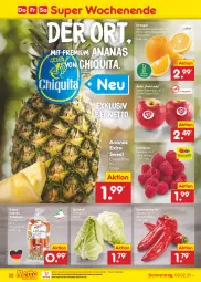 Gazetka promocyjna Netto Marken-Discount - Filial-Angebote - Gazetka - ważna od 11.02 do 11.02.2023 - strona 32 - produkty: ananas, asti, beere, beeren, bestpreis, beutel, chiquita, eis, himbeer, himbeere, himbeeren, möhren, ndk, orange, orangen, paprika, paprika rot, Pink Lady, reis, Schal, Schale, snack, spitzkohl, Spitzpaprika, Ti