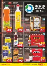 Gazetka promocyjna Netto Marken-Discount - Filial-Angebote - Gazetka - ważna od 29.10 do 29.10.2022 - strona 21 - produkty: alkohol, angebot, bestpreis, drink, eis, elle, granini, granini die limo, könig pilsener, limo, limonade, mac, Nestea, pils, pilsener, premium pils, reis, rwe, san pellegrino, steiner, tee, Ti, tyskie, usb, warsteiner, ZTE