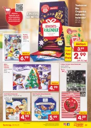 Gazetka promocyjna Netto Marken-Discount - Filial-Angebote - Gazetka - ważna od 29.10 do 29.10.2022 - strona 23 - produkty: Adventskalender, angebot, ball, bestpreis, bio, eis, elle, Fußball, haribo, lindt, milka, reis, schoko, tee, teekanne, Ti, tisch, usb, ZTE