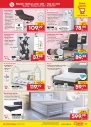 Gazetka promocyjna Netto Marken-Discount - Filial-Angebote - Gazetka - ważna od 29.10 do 29.10.2022 - strona 27 - produkty: angebot, arlo, Bau, beleuchtung, bett, boxspringbett, creme, eis, ente, federkern, federkernmatratze, Freischwinger, kernmatratze, Kinder, Kinderbett, Kratzbaum, led-beleuchtung, Liege, Make-up, matratze, matratzen, Mode, ohne matratze, reis, Ria, ring, rückenlehne, Schrank, spiegel, stuhl, Ti, tisch, topper, uhr, wasser, ZTE