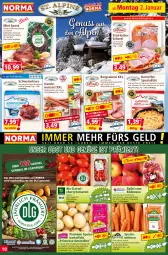 Gazetka promocyjna Norma - Norma - Gazetka - ważna od 09.01 do 09.01.2022 - strona 10 - produkty: auer, axe, Bau, Bauer, beutel, bio, cherrytomaten, Datteln, eis, elle, erde, früchte, Haxe, Kamin, Kaminwurz, kartoffel, kartoffeln, kühlregal, LG, mac, möhren, nuss, obst, Obst und Gemüse, regal, reis, salami, Schal, Schale, schinken, schwein, Speck, speisekartoffeln, speisemöhren, Spezi, Ti, tiefpreis, tisch, tomate, tomaten, und gemüse, wein, zwiebel, zwiebeln