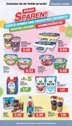 Gazetka promocyjna Famila - Prospekte - Gazetka - ważna od 30.07 do 30.07.2022 - strona 11 - produkty: arla, arla skyr, Becher, butter, buttermilch, caffè latte, classico, decke, dessert, desserts, Dr. Oetker, drink, drinks, ehrmann, eis, emmi, ente, flasche, frucht, Garten, götterspeise, joghur, joghurt, kakao, latte, milch, mousse, Nescafé, nestlé, obst, obstgarten, Skyr, smarties, Soße, Ti, vanille