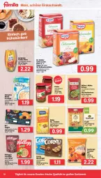 Gazetka promocyjna Famila - Prospekte - Gazetka - ważna od 30.07 do 30.07.2022 - strona 14 - produkty: Bagel, Berger, beutel, birkel, bohne, bohnen, cerealien, cerealien oder müsli, corny, Dr. Oetker, erbsen, flasche, früchte, fusilli, gelierzucker, Kellogg‘s, konfitüre, langnese, Müller, müsli, Müsliriegel, nudel, nudeln, pesto, porridge, riegel, seeberger, Ti, zucker