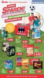 Gazetka promocyjna Famila - Prospekte - Gazetka - ważna od 30.07 do 30.07.2022 - strona 18 - produkty: beutel, erdnüsse, frucht, fruchtgummi, jever, jever pilsener, karamell, karlsberg, karlsberg mixery, kitkat, lion, Mixer, mixery, pils, pilsener, pilze, popcorn, salz, smarties, steiner, Ti, trolli, ültje, ültje erdnüsse, warsteiner