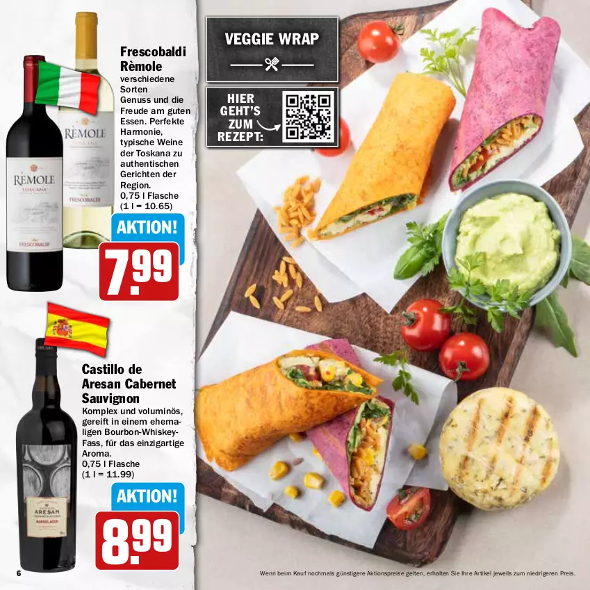 Aktueller Prospekt Hit - Prospekte - von 25.07 bis 20.08.2022 - strona 6 - produkty: aktionspreis, aldi, asti, bourbon, cabernet, cabernet sauvignon, eis, flasche, nuss, reis, resa, rezept, sauvignon, Ti, tisch, veggie, wein, weine, whiskey, wrap