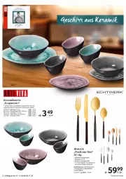 Gazetka promocyjna Selgros - Kerzen - Gazetka - ważna od 30.11 do 30.11.2022 - strona 6 - produkty: besteck, dessert, Dessertteller, edelstahl, eis, elle, ente, gabel, kaffee, Löffel, messer, reis, Schal, Schale, schüssel, spülmaschinen, teller, Ti