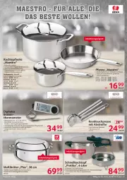 Gazetka promocyjna Selgros - Vorschau:
            Nonfood - Gazetka - ważna od 19.01 do 19.01.2022 - strona 13 - produkty: auto, braten, braun, decke, Deckel, edelstahl, eis, elle, fleisch, HP, karamell, knoblauch, Knoblauchpresse, Kochtopf, pfanne, rwe, sandwich, Schnellkochtopf, sigma, stielkasserolle, tee, thermometer, Ti, timer, tisch, topf, werkzeug