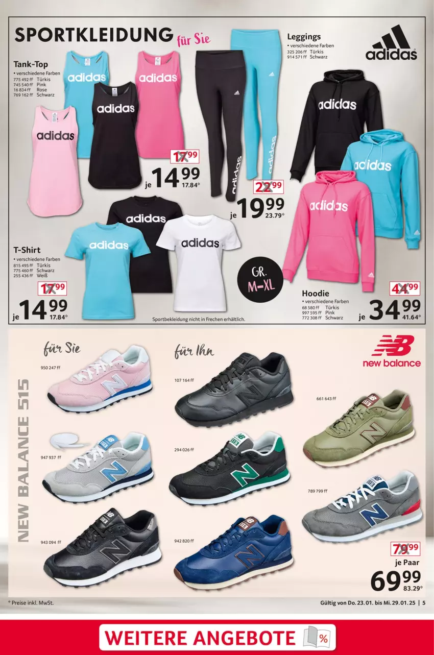 Aktueller Prospekt Selgros - Non Food - von 23.01 bis 29.01.2025 - strona 5 - produkty: Adidas, angebot, angebote, eis, gin, kleid, Kleidung, leggings, reis, Sport, Ti