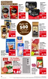 Gazetka promocyjna Kaufland - Gazetka - ważna od 23.11 do 23.11.2022 - strona 22 - produkty: angebot, angebote, auer, aufstrich, bella crema, beutel, Brei, brot, brotaufstrich, brötchen, Cap, cappuccino, cin, coupon, dallmayr, dallmayr capsa, dallmayr gold, eis, espresso, getränk, getränke, getränkepulver, haselnuss, intenso, kaffee, kaffee-pads, kaffeekapseln, kakao, krüger, latte, löslicher kaffee, lungo, melitta, milch, Nescafé, nescafé gold, nespresso, Nudossi, nuss, ohne palmöl, prodomo, schoko, sofort-rabatt, tasse, tee, Ti, tisch, vanille, weizenbrötchen, ZTE