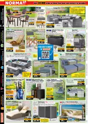 Gazetka promocyjna Norma - Norma - Gazetka - ważna od 29.05 do 29.05.2022 - strona 2 - produkty: angebot, Bank, braun, Brei, decke, Deckel, dekokissen, eis, garnitur, Garten, gartenmöbel, gartentisch, hängesessel, hochdruckreiniger, hocker, Holz, kissen, klappsessel, korb, LG, Liege, lounge-set, loungesessel, Magnets, möbel, Mode, Multifunktionsliege, natur, ndk, reiniger, reis, Rückenkissen, rückenlehne, sac, schlauch, Seitenmarkise, sessel, sitzkissen, Sofa, stapelstuhl, stuhl, Ti, tisch, wasser, wein, weine, weinshop