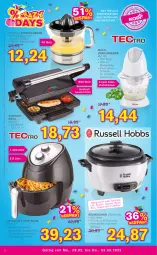 Gazetka promocyjna Kodi - Prospekte - Gazetka - ważna od 03.03 do 03.03.2022 - strona 2 - produkty: Behälter, edelstahl, edelstahlmesser, eis, Elektro, fritteuse, grill, grillfläche, Kocher, kontaktgrill, leine, messer, reis, saft, Schal, tectro, thermostat, Ti, Tiere, topf, überhitzungsschutz, Zerkleinerer, Zitruspresse