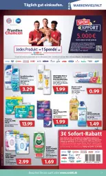 Gazetka promocyjna Combi - Prospekte - Gazetka - ważna od 25.06 do 25.06.2022 - strona 17 - produkty: Alwa, Always, baby-dry, Bad, blend-a-med, coupon, coupons, fairy, febreze, flasche, gin, Kinder, lenor, lenor weichspüler, lufterfrischer, pampers, pantene, pantene pro-v, pasta, Pflegespülung, pro-v, shampoo, slip, slipeinlagen, sofort-rabatt, Sport, spülmittel, spülung, Ti, weichspüler, zahnpasta