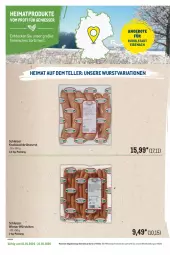 Gazetka promocyjna Metro - Regionaler Flyer - Seite 48 - Gazetka - ważna od 31.01 do 31.01.2026 - strona 102 - produkty: angebot, angebote, Brühwurst, decke, eis, elle, getränk, getränke, knoblauch, Knoblauchbrühwurst, Palette, Ria, teller, Ti, wiener, wiener würstchen, wurst, würstchen