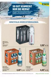 Gazetka promocyjna Metro - Regionaler Flyer - Seite 48 - Gazetka - ważna od 31.01 do 31.01.2026 - strona 111 - produkty: Alwa, black forest, flasche, getränk, getränke, lack, limo, limonade, limonaden, mac, mineralwasser, Mineralwasser Still, Palette, Ti, wasser