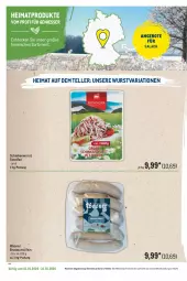 Gazetka promocyjna Metro - Regionaler Flyer - Seite 48 - Gazetka - ważna od 31.01 do 31.01.2026 - strona 124 - produkty: angebot, angebote, bratwurst, decke, elle, getränk, getränke, Palette, reifen, Ria, schinken, schinkenwurst, teller, Ti, wurst