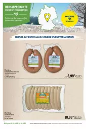 Gazetka promocyjna Metro - Regionaler Flyer - Seite 48 - Gazetka - ważna od 31.01 do 31.01.2026 - strona 22 - produkty: angebot, angebote, bratwurst, decke, eis, elle, fleisch, fleischwurst, getränk, getränke, grill, grillbratwurst, knoblauch, Palette, Ria, ring, schinken, schinkenfleischwurst, teller, Ti, wurst