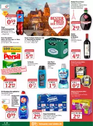 Gazetka promocyjna Globus - Prospekte - Gazetka - ważna od 29.01 do 29.01.2022 - strona 20 - produkty: Alwa, angebot, angebotspreis, bio, biozidprodukte, Cap, duo-caps, dusche, eis, erfrischungsgetränk, flasche, geschirr, geschirrspülmittel, getränk, LG, medinet, mineralwasser, Mineralwasser Medium, mundspülung, mw-flasche, nassfutter, Odol, odol med, pepsi, persil, persil waschmittel, pet-flasche, pril, primitivo, Rauch, reis, Ria, rotwein, rwe, sheba, spülmittel, spülung, Staatl. Fachingen, Tasche, taschen, taschentücher, Tempo, Ti, tücher, vin de france, waschmittel, wasser, wein, weine, whiskas