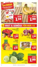 Gazetka promocyjna Marktkauf - Prospekt - Gazetka - ważna od 28.01 do 28.01.2023 - strona 10 - produkty: apfel, banane, bananen, bio, deka, eis, grana, granatapfel, kiwi, kohlrabi, orange, orangen, Rana, reis, Schal, Schale, tafeläpfel, Ti, ZTE