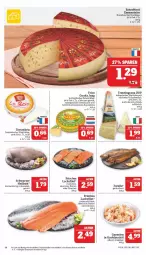 Gazetka promocyjna Marktkauf - Prospekt - Gazetka - ważna od 28.01 do 28.01.2023 - strona 14 - produkty: Bau, braten, brie, eier, eis, elle, emmentaler, filet, fisch, forelle, französischer weichkäse, frico, frischfisch, garnelen, gouda, gouda jung, hartkäse, holländischer schnittkäse, ideal zum braten, italienischer hartkäse, Käse, knoblauch, küche, Küchen, lachs, lachsfilet, mac, milch, natur, reis, rel, schnittkäse, Ti, torte, uhr, weichkäse, ZTE