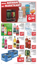 Gazetka promocyjna Marktkauf - Prospekt - Gazetka - ważna od 28.01 do 28.01.2023 - strona 22 - produkty: Alwa, bier, bio, brause, burger, coca-cola, cola, drink, eis, elle, energy drink, fanta, flasche, gerolsteine, gerolsteiner, jever, krombache, krombacher, limo, limonade, Mezzo Mix, mineralwasser, monster, reis, sprite, steiner, tee, Ti, vita, wasser, ZTE