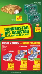 Gazetka promocyjna Marktkauf - Prospekt - Gazetka - ważna od 28.01 do 28.01.2023 - strona 39 - produkty: eis, Holz, Kamin, Kaminholz, knoppers, nuss, nussriegel, pils, pilsener, reis, riegel, storck, Ti, WICK