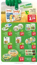 Gazetka promocyjna Marktkauf - Prospekt - Gazetka - ważna od 28.01 do 28.01.2023 - strona 6 - produkty: aufstrich, Becher, bio, brot, brotaufstrich, deka, edeka bio, eis, erbsen, hummus, Käse, kichererbsen, natur, nuss, pasta, reis, salami, snack, Ti, tuc, Vegeta, veggie, ZTE