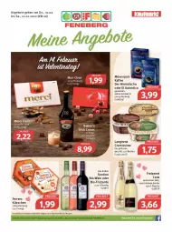 Gazetka promocyjna Feneberg - Prospekte - Gazetka - ważna od 12.02 do 12.02.2022 - strona 1 - produkty: angebot, angebote, Becher, bio, Bio-Wein, Cava, cremissimo, eis, ferrero, Ferrero Küsschen, flasche, freixenet, frizzante, irish cream, kaffee, langnese, langnese cremissimo, lebensmittel, merci, mövenpick, mövenpick kaffee, reis, sekt, sim, Ti, wein